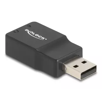 DeLOCK 66634 išorinė USB garso plokštė, USB-A → 2 × 3,5 mm