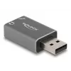 DeLOCK išorinis USB garso adapteris USB-A (vyriškas) į 2 × 3,5 mm stereo lizdus