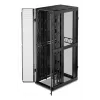 APC NetShelter SX, serverinis stovas, Gen 2, 52U, 2436H x 800W x 1200D mm, su šoninėmis sienelėmis, juodas