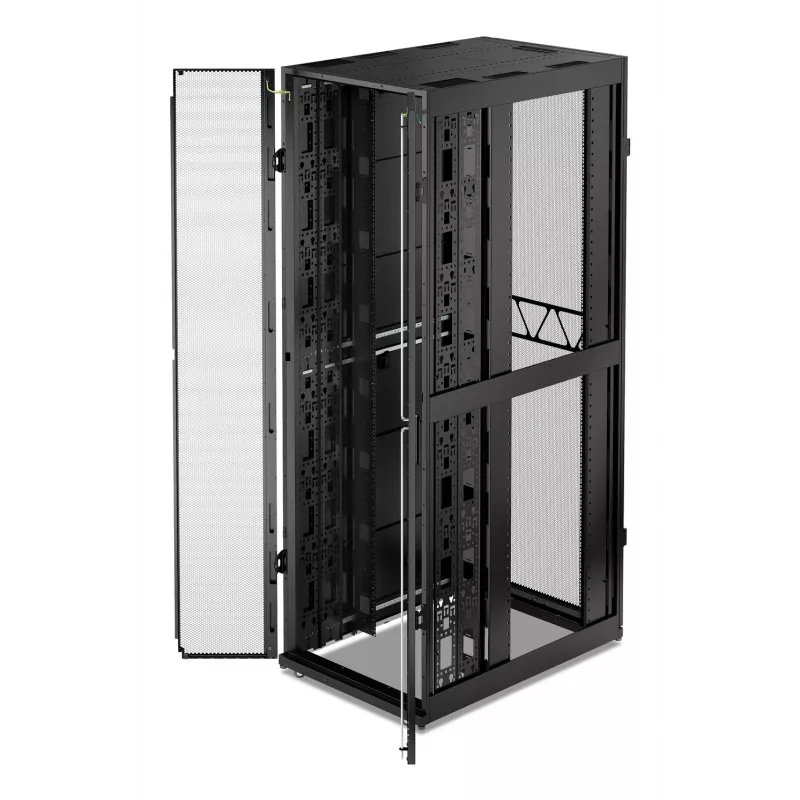 APC NetShelter SX, serverinis stovas, Gen 2, 52U, 2436H x 800W x 1200D mm, su šoninėmis sienelėmis, juodas