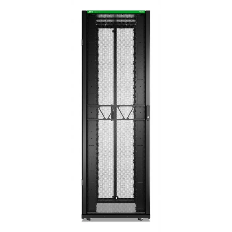 APC NetShelter SX, serverinis stovas, Gen 2, 52U, 2436H x 800W x 1200D mm, su šoninėmis sienelėmis, juodas