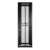 APC NetShelter SX, serverinis stovas, Gen 2, 52U, 2436H x 800W x 1200D mm, su šoninėmis sienelėmis, juodas