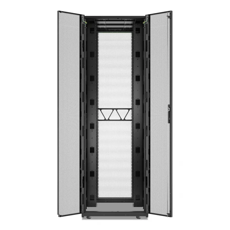APC NetShelter SX, serverinis stovas, Gen 2, 52U, 2436H x 800W x 1200D mm, su šoninėmis sienelėmis, juodas