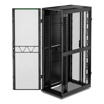 APC NetShelter SX tinklo stovas, 48U, 2258H x 750W x 1200D mm, su šoninėmis plokštėmis, juodas