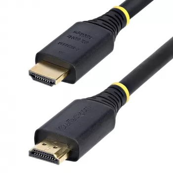 StarTech.com 5m (16ft) sertifikuotas itin didelės spartos HDMI kabelis, 8K 60Hz/4K 120Hz, HDMI 2.1, HDR10+ / eARC, 48Gbps, lanksčiu TPE apvalkalu