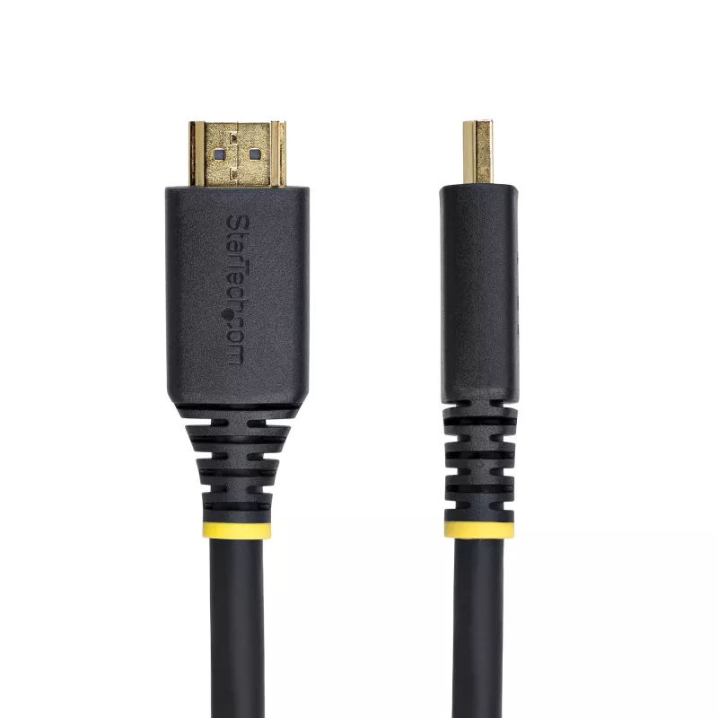 StarTech.com 5m (16ft) sertifikuotas itin didelės spartos HDMI kabelis, 8K 60Hz/4K 120Hz, HDMI 2.1, HDR10+ / eARC, 48Gbps, lanksčiu TPE apvalkalu