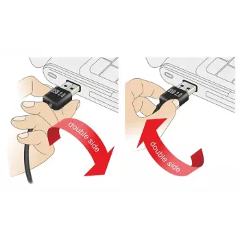 USB kabelis DeLOCK 1m USB 2.0 A - mini USB A/m