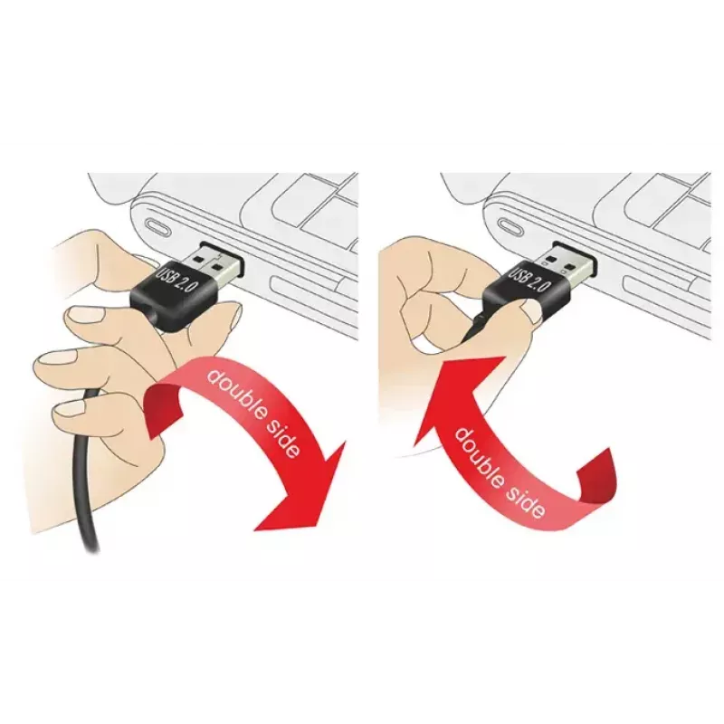 USB kabelis DeLOCK 1m USB 2.0 A - mini USB A/m