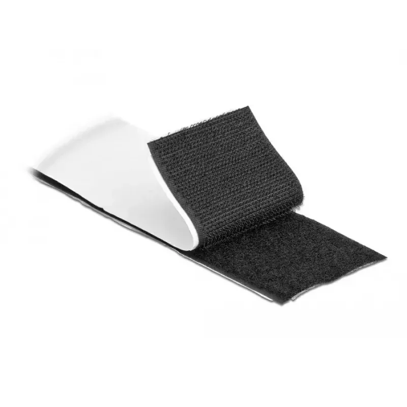 Lipnusis velcro diržas DeLOCK 10 m x 50 mm juodas