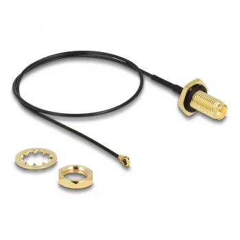 Anteninis laidas DeLOCK RP-SMA lizdas – I-PEX MHF I 35 cm