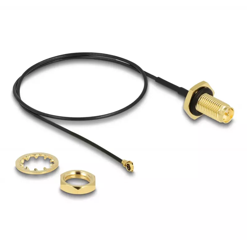 Anteninis laidas DeLOCK RP-SMA lizdas – I-PEX MHF I 35 cm