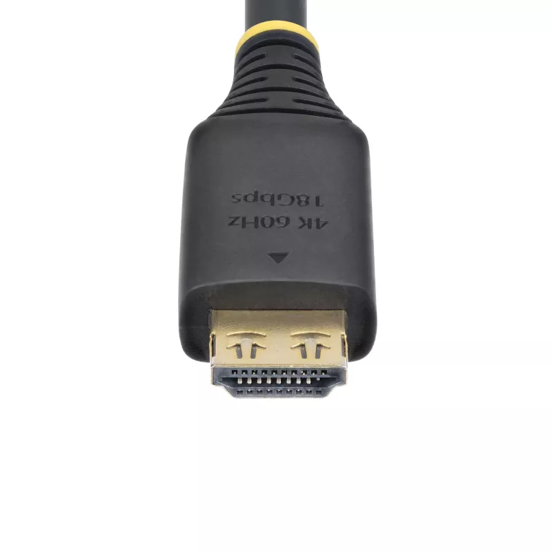 StarTech.com 5m HDMI laidas su fiksuojančiomis jungtimis, 4K 60Hz/1440p 144Hz, HDR10/HDCP 2.2/ARC, 18Gbps, UHD, TPE apvalkalas