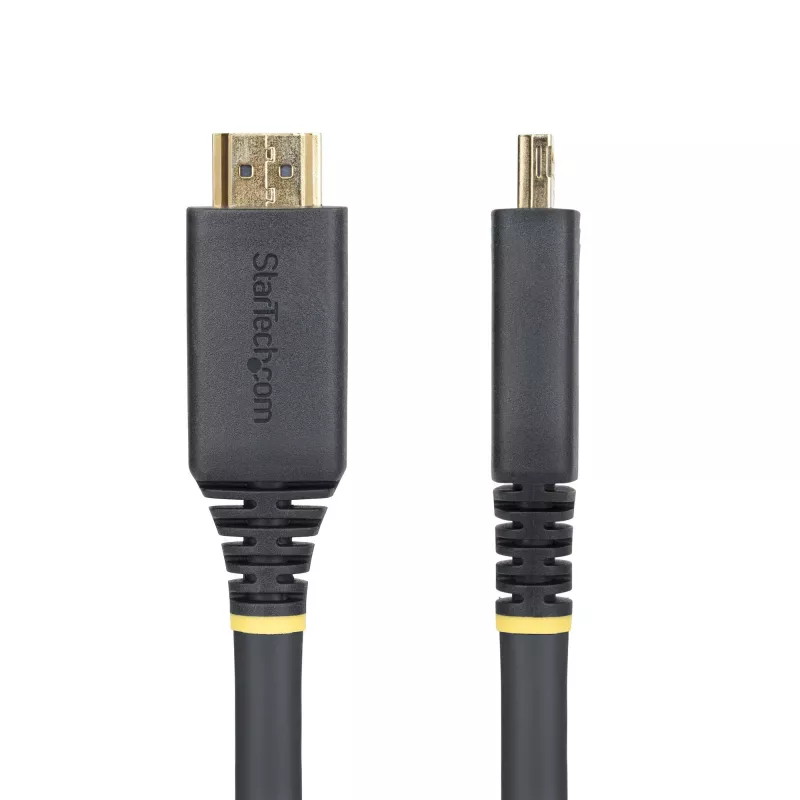 StarTech.com 10 m aktyvus HDMI 2.0 laidas su griebiamomis jungtimis, 4K 60Hz/1440p 144Hz, HDR10/HDCP 2.2/ARC, 18 Gbps, TPE apvalkalas
