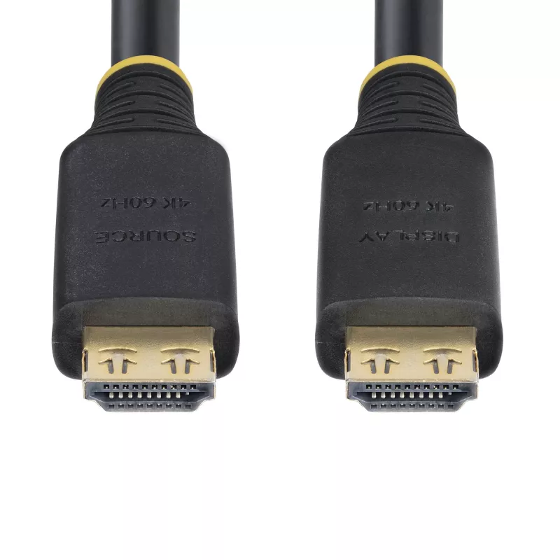 StarTech.com 10 m aktyvus HDMI 2.0 laidas su griebiamomis jungtimis, 4K 60Hz/1440p 144Hz, HDR10/HDCP 2.2/ARC, 18 Gbps, TPE apvalkalas