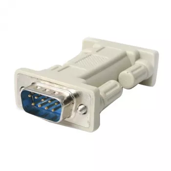 StarTech.com DB9 RS232 nuosekliojo prievado null modemo adapteris - M/M, DB-9, DB-9, baltas