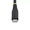 StarTech.com 15 cm USB-C įkrovimo laidas, 60W (3A) PD, dviejų sluoksnių pintas nailono/TPE apvalkalas, patvarus USB-C įkrovimo laidas, USB 2.0 nešiojamojo kompiuterio įkrovimo laidas