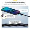 StarTech.com 15 cm USB-C įkrovimo laidas, 60W (3A) PD, dviejų sluoksnių pintas nailono/TPE apvalkalas, patvarus USB-C įkrovimo laidas, USB 2.0 nešiojamojo kompiuterio įkrovimo laidas