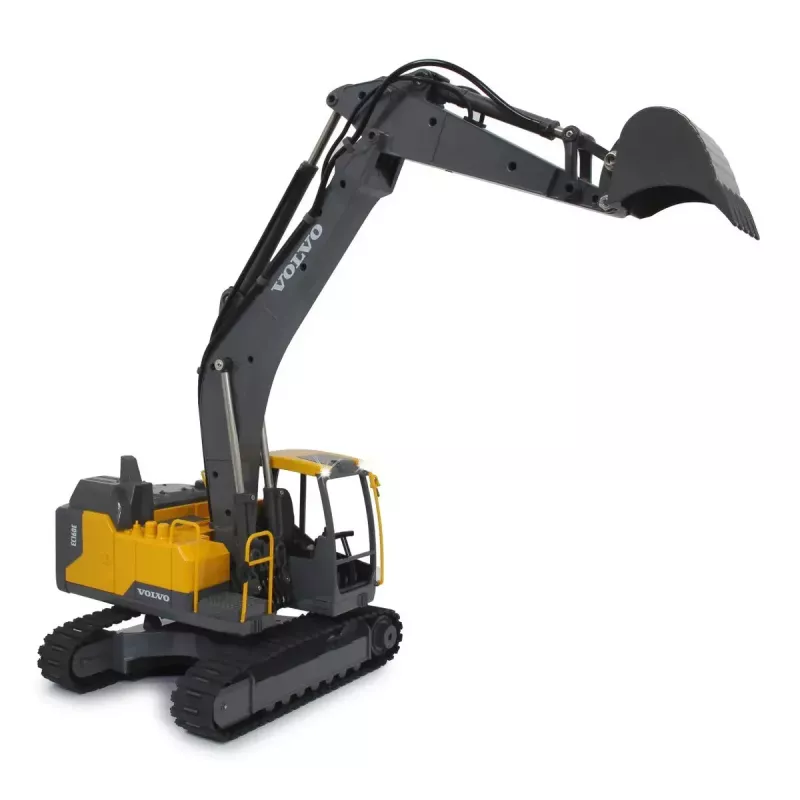 Radijo bangomis valdomas ekskavatoriaus modelis Jamara 406300 Volvo EC160E 1:16 su elektriniu varikliu
