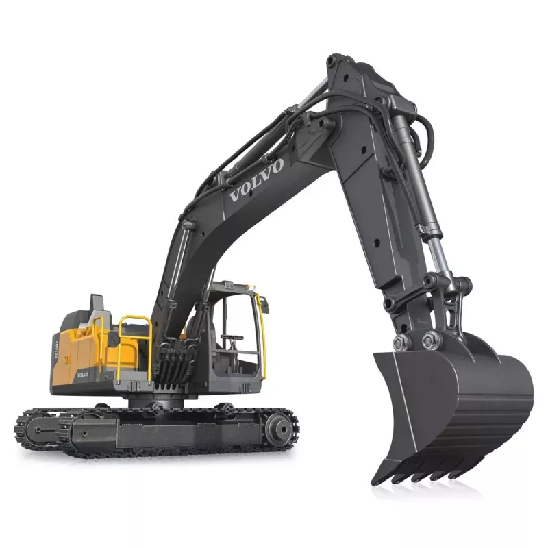 Radijo bangomis valdomas ekskavatoriaus modelis Jamara 406300 Volvo EC160E 1:16 su elektriniu varikliu