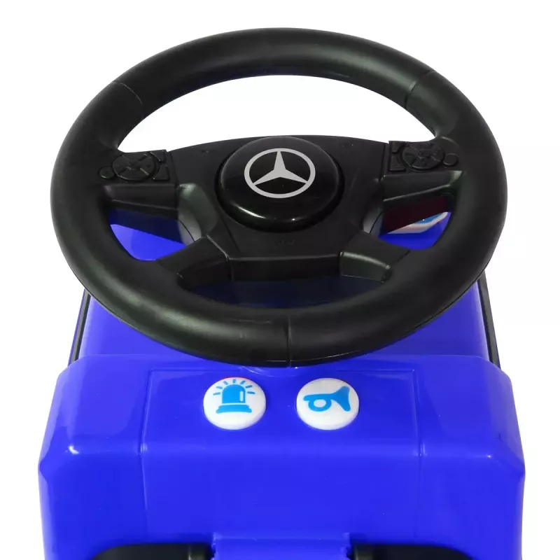 Vaikiškas automobilis Jamara Mercedes-Benz Antos Policija 4 ratai LED šviesos efektai