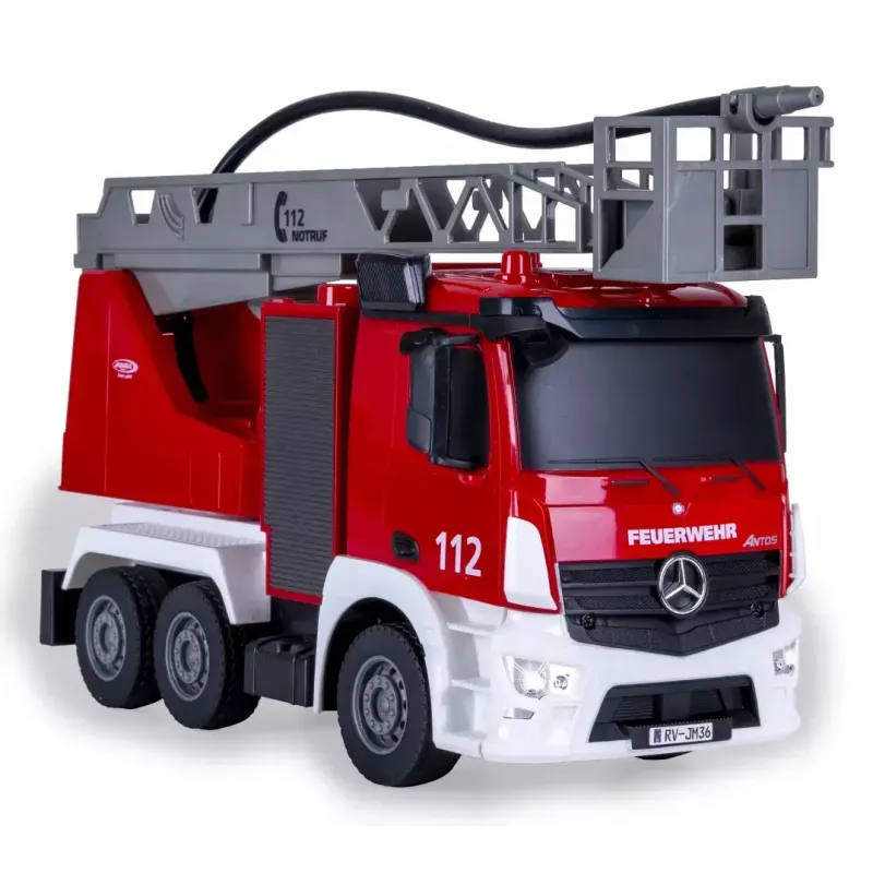 RC modelis gaisrinis automobilis Jamara Mercedes-Benz Antos elektrinis variklis 1:26