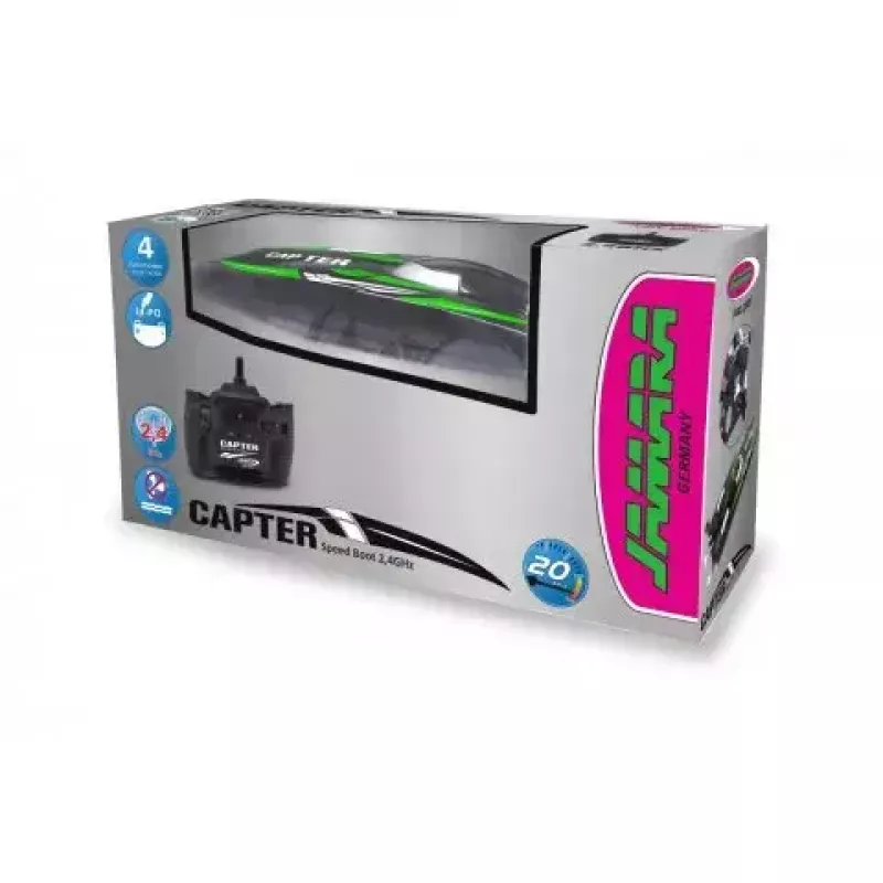 Radijo bangomis valdomas modelis Boat Jamara Capter