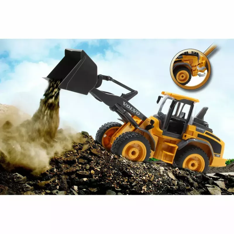 Priekinis krautuvas Jamara Volvo L50 elektrinis variklis 1:16