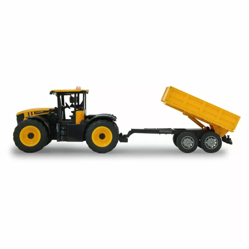 Traktorius JCB Fastrac 1:24 su elektros varikliu RC modelis vaikams Jamara