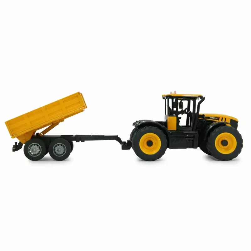Traktorius JCB Fastrac 1:24 su elektros varikliu RC modelis vaikams Jamara