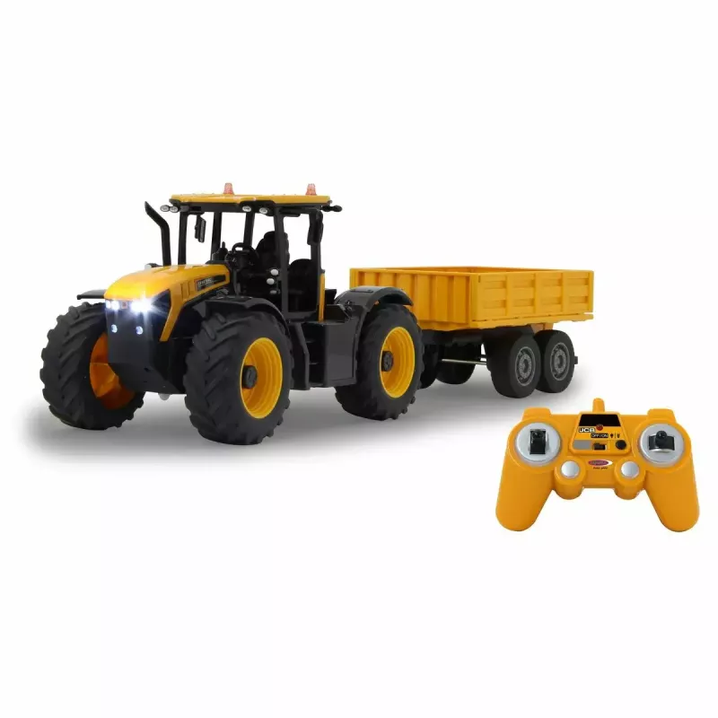 Traktorius JCB Fastrac 1:24 su elektros varikliu RC modelis vaikams Jamara