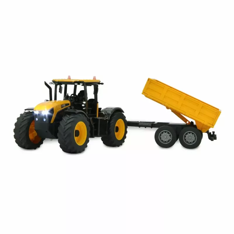 Traktorius JCB Fastrac 1:24 su elektros varikliu RC modelis vaikams Jamara