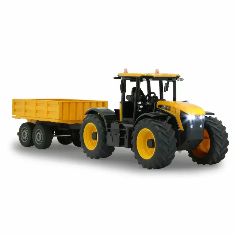 Traktorius JCB Fastrac 1:24 su elektros varikliu RC modelis vaikams Jamara