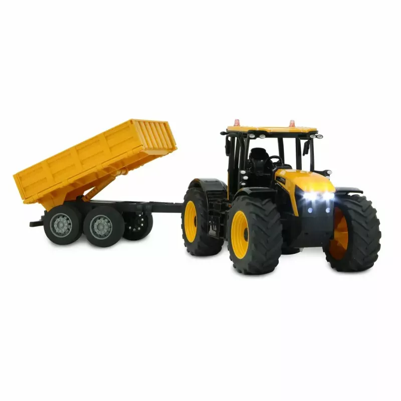 Traktorius JCB Fastrac 1:24 su elektros varikliu RC modelis vaikams Jamara