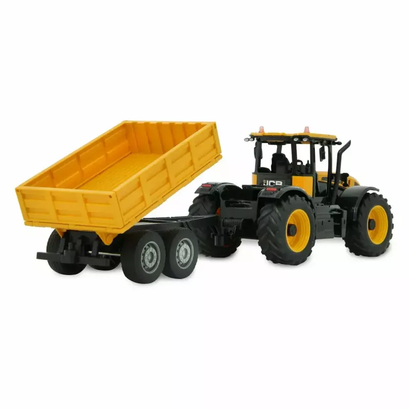 Traktorius JCB Fastrac 1:24 su elektros varikliu RC modelis vaikams Jamara