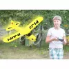 Radijo bangomis valdomas lėktuvas Jamara Piper J3-CUB, elektrinis, 150 mAh, 106 g