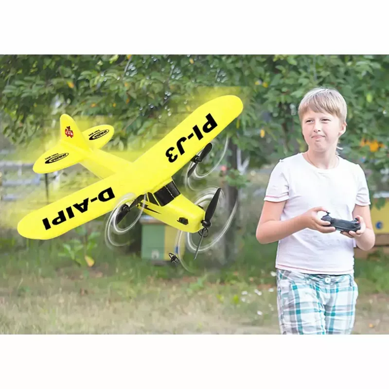 Radijo bangomis valdomas lėktuvas Jamara Piper J3-CUB, elektrinis, 150 mAh, 106 g