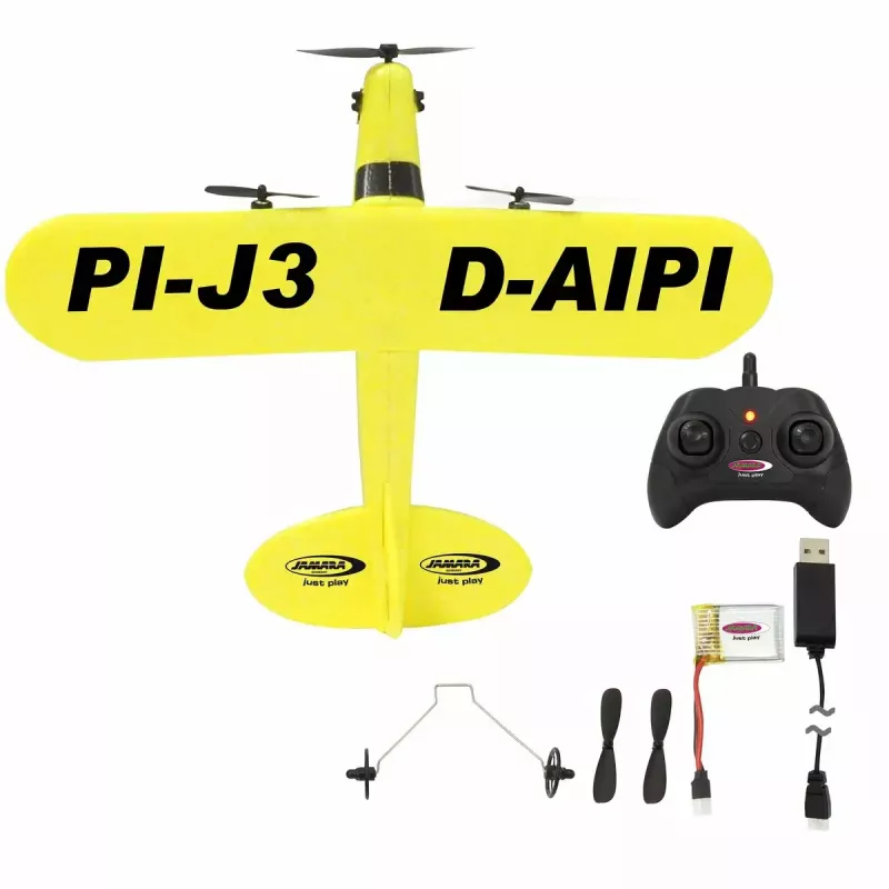 Radijo bangomis valdomas lėktuvas Jamara Piper J3-CUB, elektrinis, 150 mAh, 106 g