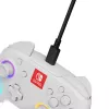 PDP Afterglow Wave White belaidis valdiklis su RGB apšvietimu, skirtas Nintendo Switch ir Nintendo Switch OLED