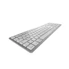 CHERRY KW 9100 SLIM FOR MAC klaviatūra universali USB + Bluetooth QWERTY angliškas sidabrinis