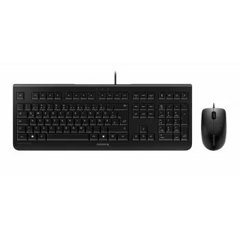 Laidinė klaviatūra su pele Cherry DC 2000, QWERTZ, 109 klavišų, 1,8 m kabelis, juoda