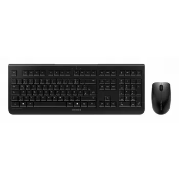 Belaidis pilno dydžio klaviatūros ir pelės rinkinys Cherry DW 3000 — RF belaidis, QWERTZ išdėstymas, 108 klavišai, juoda