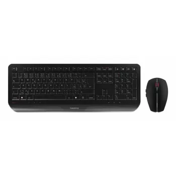Belaidis klaviatūros ir pelės rinkinys CHERRY GENTIX DESKTOP, pilno dydžio, QWERTY