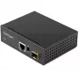 Pramoninis medijos keitiklis StarTech.com IMC1GSFP – SFP į RJ45/Cat6, 10/100/1000 Mbps, vienmodis/daugiamodis, 12-56V DC, IP-30, -40…+75°C