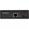 Pramoninis medijos keitiklis StarTech.com IMC1GSFP – SFP į RJ45/Cat6, 10/100/1000 Mbps, vienmodis/daugiamodis, 12-56V DC, IP-30, -40…+75°C