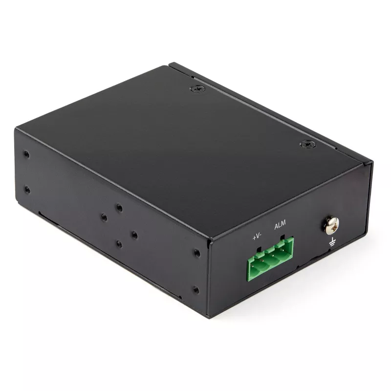Pramoninis medijos keitiklis StarTech.com IMC1GSFP – SFP į RJ45/Cat6, 10/100/1000 Mbps, vienmodis/daugiamodis, 12-56V DC, IP-30, -40…+75°C