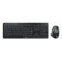 CHERRY Stream Desktop Ultimate klaviatūros ir pelės rinkinys, pilno dydžio AZERTY išdėstymas, juoda spalva