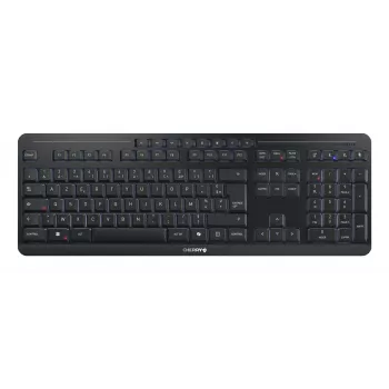 CHERRY Stream Desktop Ultimate klaviatūros ir pelės rinkinys, pilno dydžio AZERTY išdėstymas, juoda spalva
