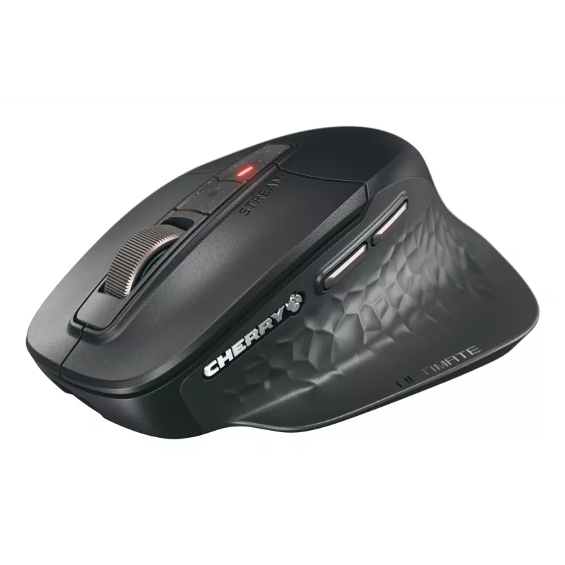 CHERRY Stream Desktop Ultimate klaviatūros ir pelės rinkinys, pilno dydžio AZERTY išdėstymas, juoda spalva