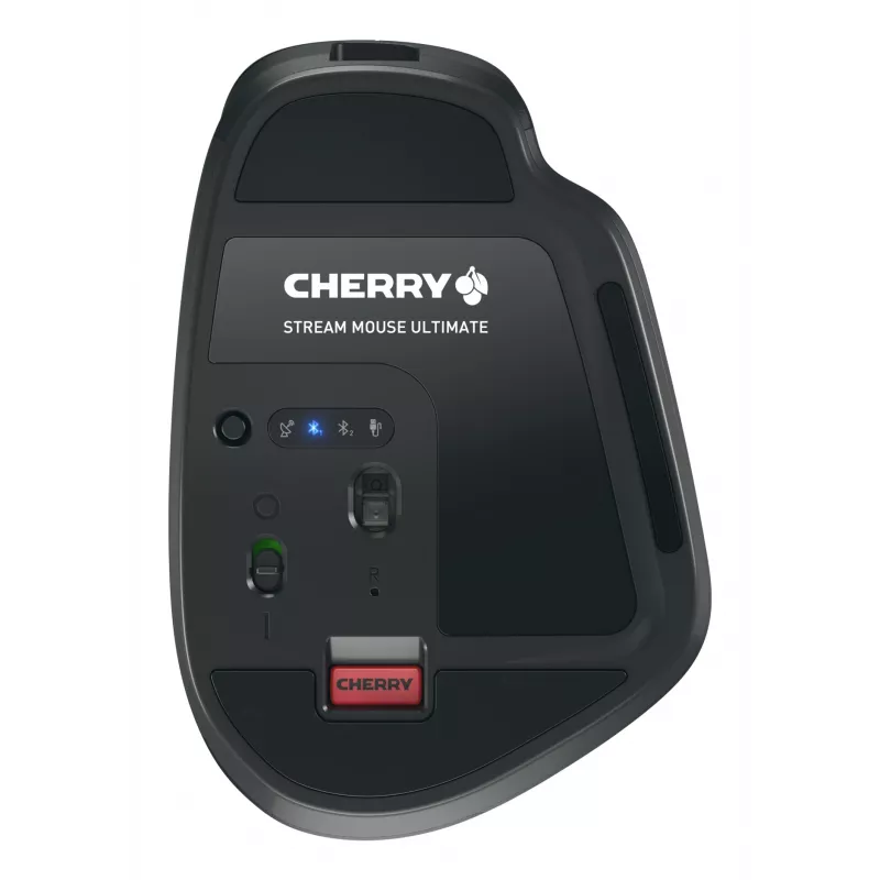 CHERRY Stream Desktop Ultimate klaviatūros ir pelės rinkinys, pilno dydžio AZERTY išdėstymas, juoda spalva