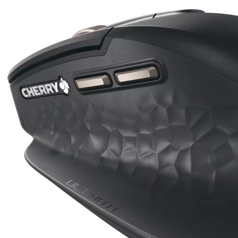 CHERRY Stream Desktop Ultimate klaviatūros ir pelės rinkinys, pilno dydžio AZERTY išdėstymas, juoda spalva
